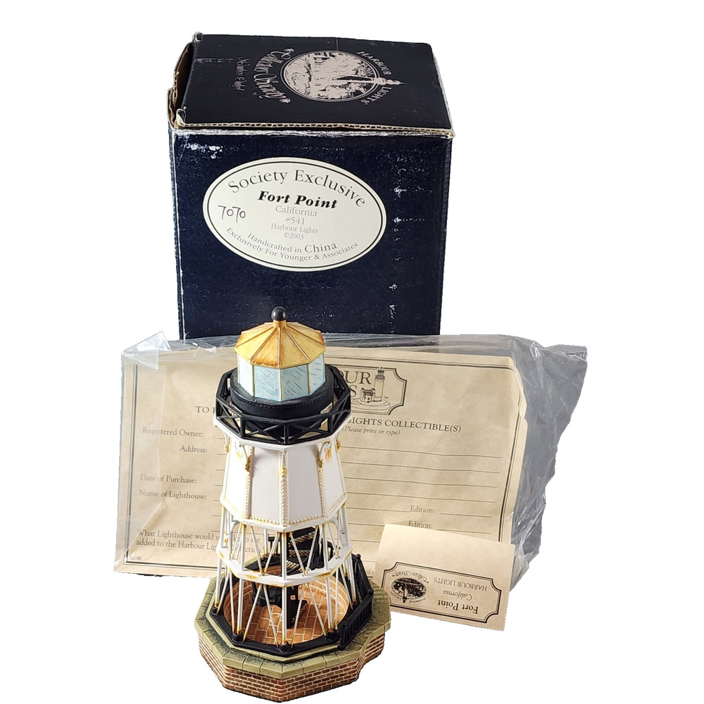 Harbour Lights Fort Point California #541 Society Exclusive 2003